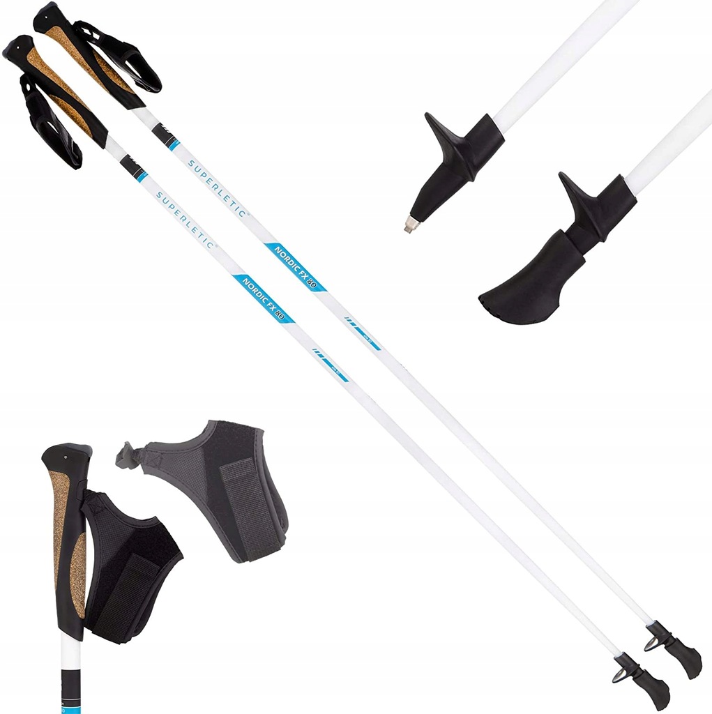 Spokey EKVILIBRO - Kije trekkingowe; 105-135 cm