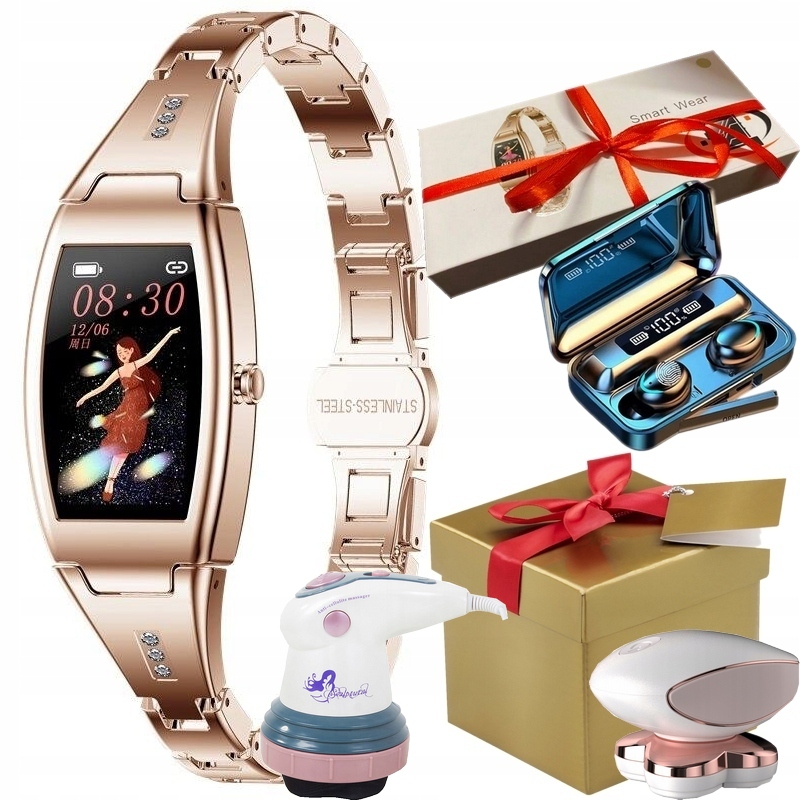 DAMSKI ZEGAREK SMARTWATCH DO Samsung APPLE+PREZENT 11396649356