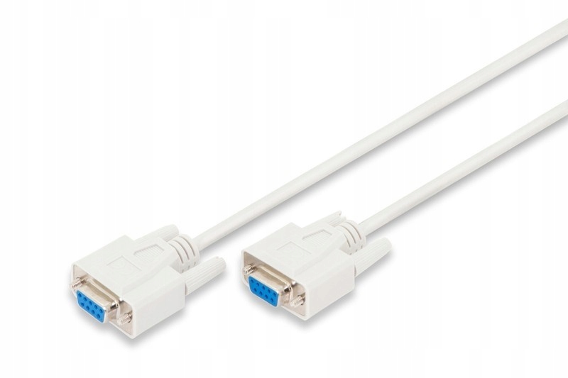 Kabel połączeniowy RS232 1:1 Typ DSUB9/DSUB9 Ż/Ż 2m Szary