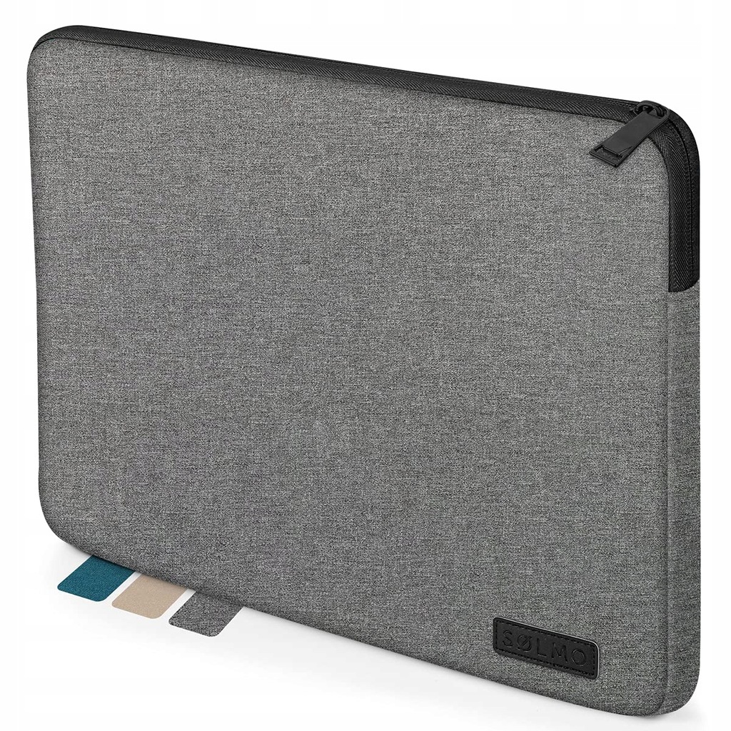 14" Laptop Bag, Shockproof Sleeve, Grey/Black