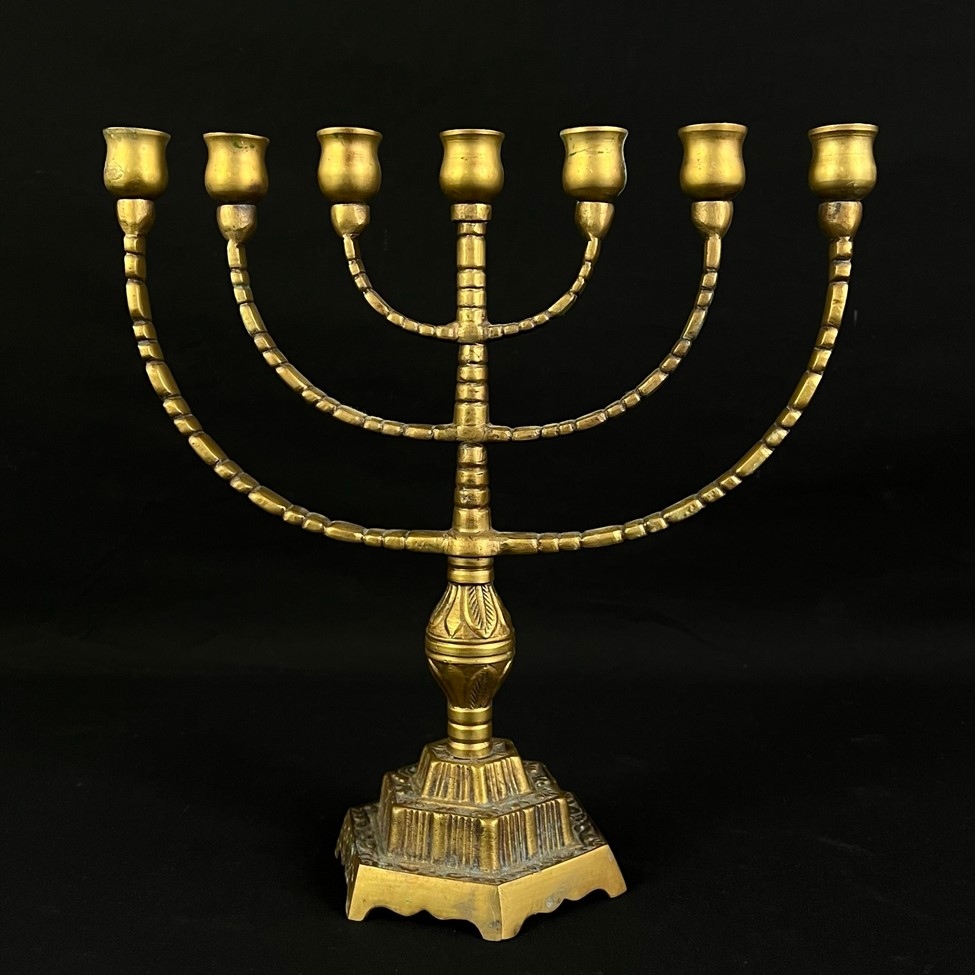 Menora mosiężna 12x30x31 cm