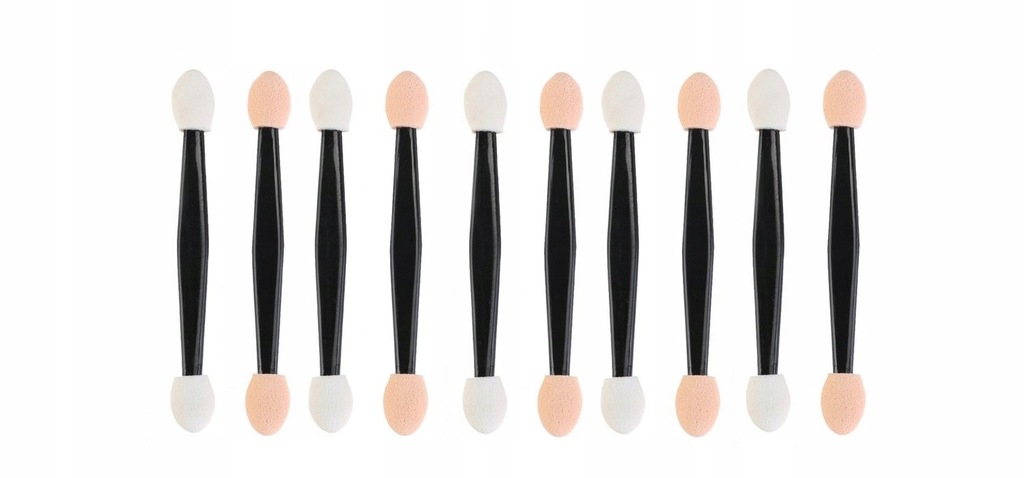 10 x Aplikator pacynka dwustronna pędzel do pyłków