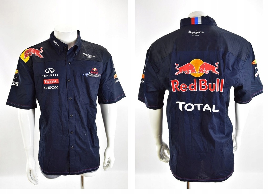 RED BULL F1 RACING KOSZULA LOGO PEPE JEANS ROZ 2XL