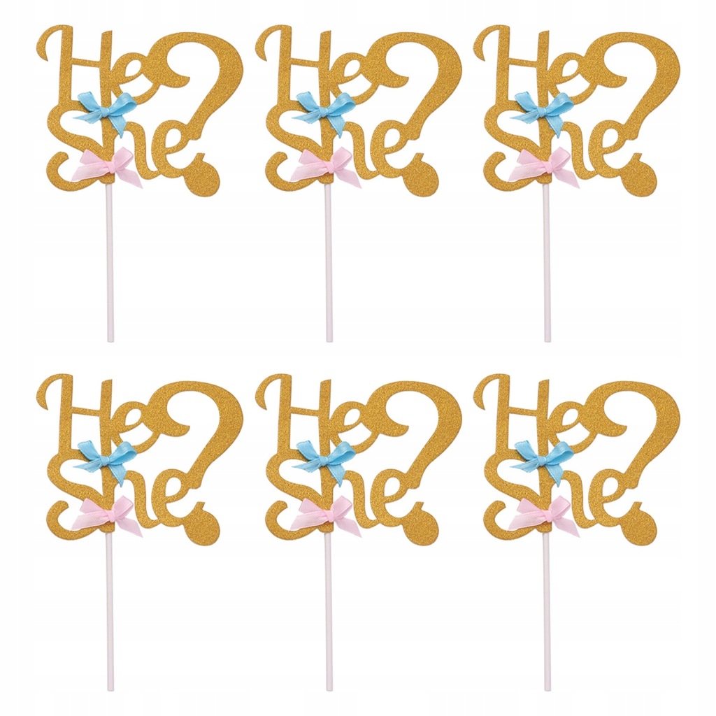 Gender Reveal Cupcake Toppers Words Gender Reveal 13379305199