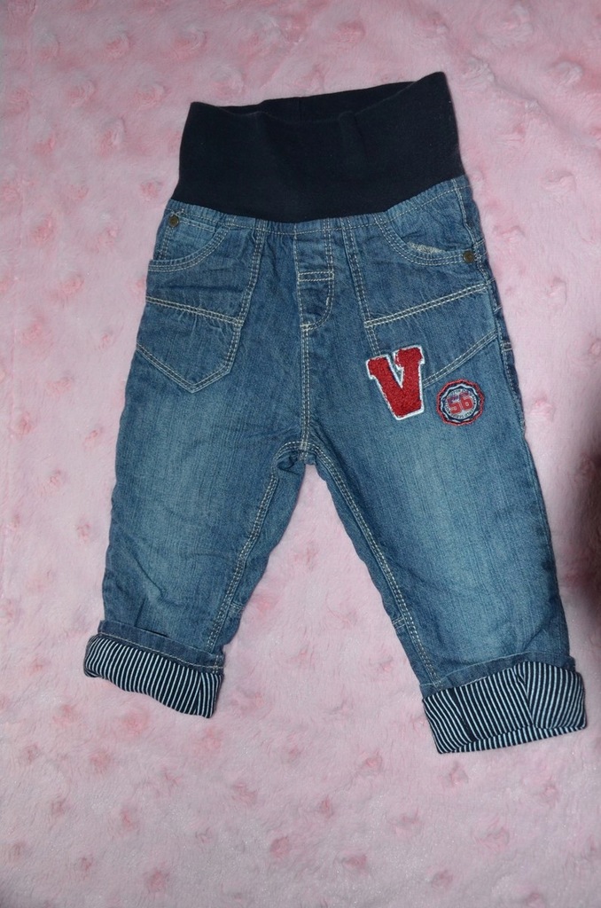 Spodenki jeans r 74