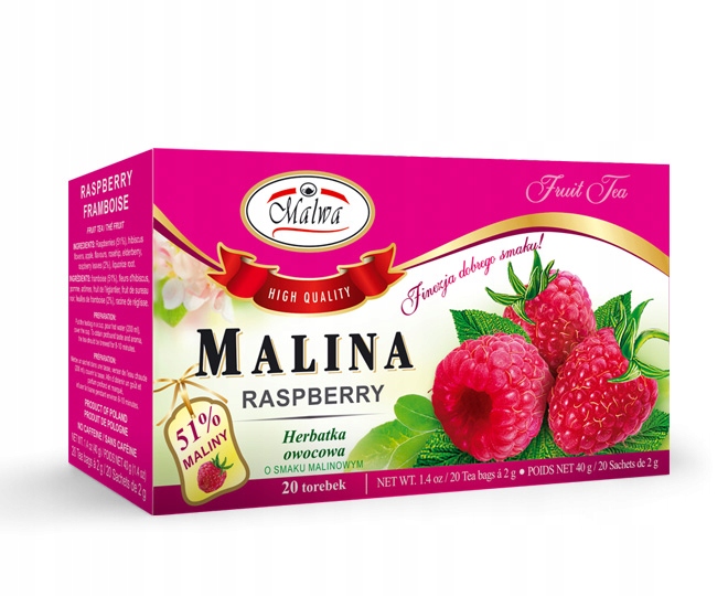 Herbatka malinowa 20sasz MALWA TEA