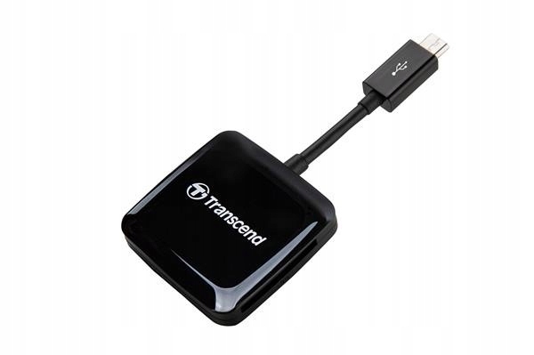 TRANSCEND P9 CZYTNIK kart micro USB OTG + USB 2.0