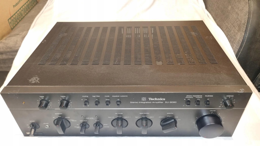 Zintegrowany wzmacniacz stereo Technics SU-8080 flagowy model Dual Mono
