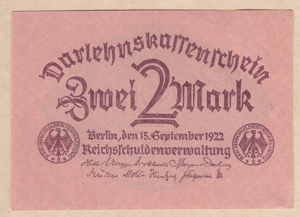 Niemcy 2 marki 1922r