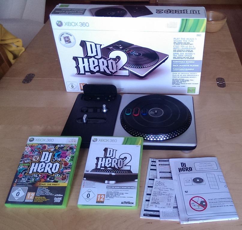 DJ Hero 2 XBOX 360 (mikser + 2 gry) stan idealny