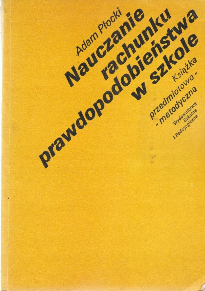 Nauczanie rachunku prawdopodobieństwa w szkole