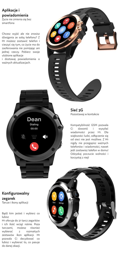 smartwatch h1 ip68