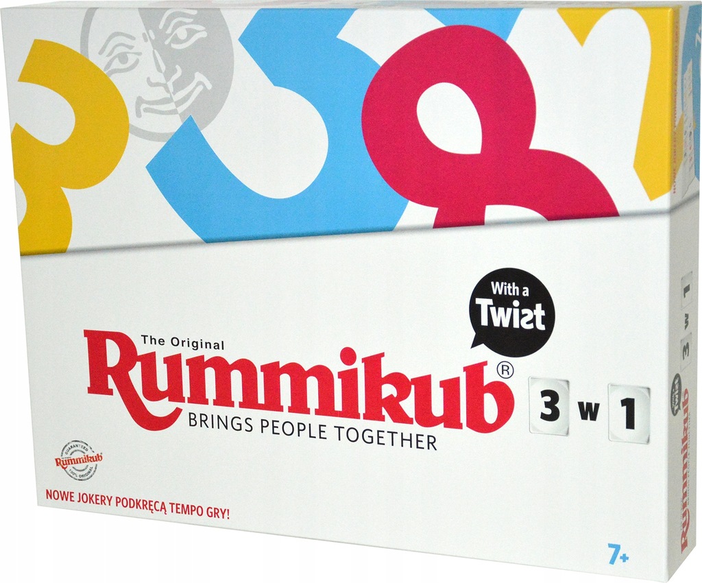 3w1 RUMMIKUB rumikub gra planszowa +ROZSZERZENIA
