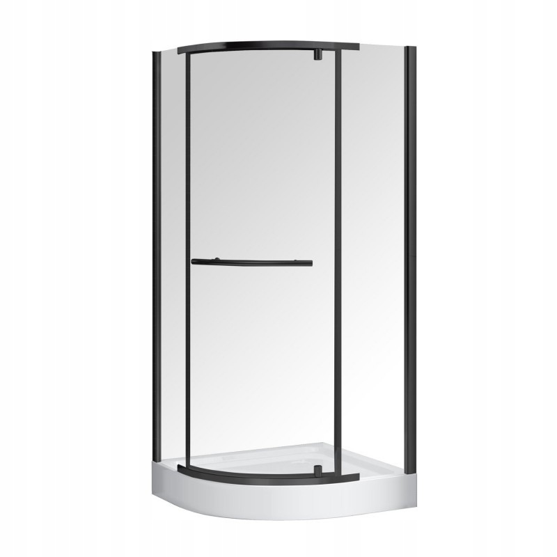 Durasan Kabina prysznicowa półokrągła Rosa 90x90 cm