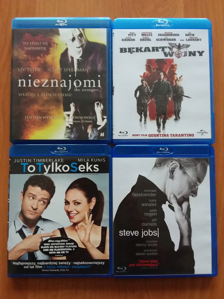 ZESTAW FILMÓW BLURAY - 4-FILMY !!OKAZJA!!