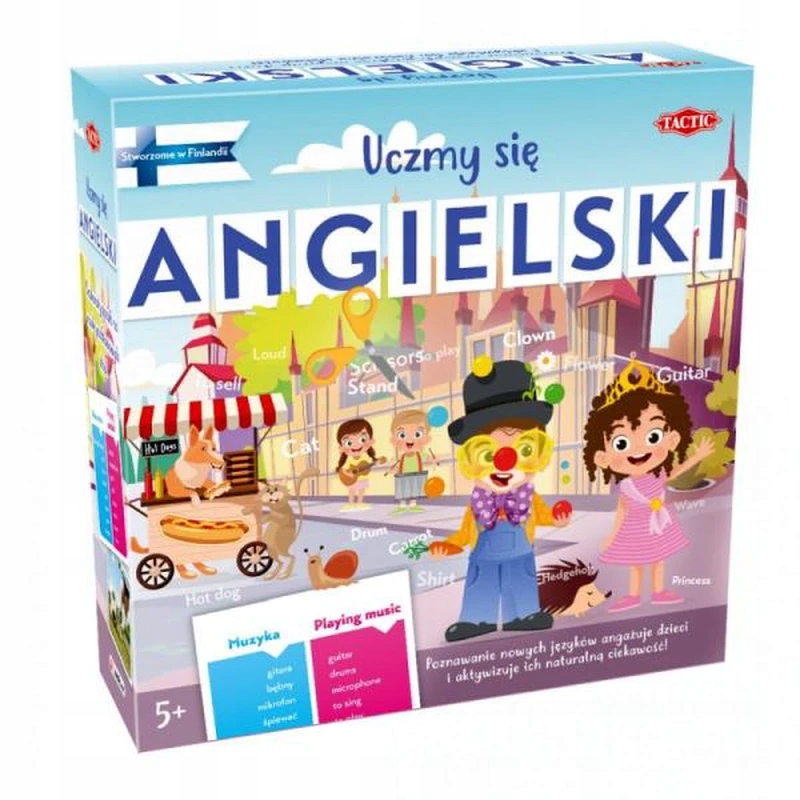 ND17_GR-9348 Gra planszowa Uczmy się Angielski 58484 TACTIC