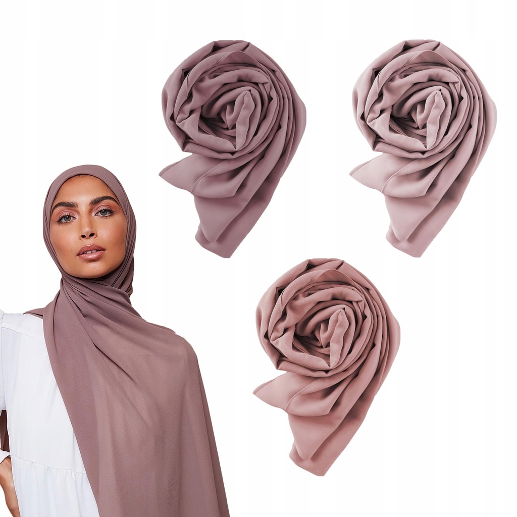 Voile Chic Hidżab szalik dla kobiet wysokiej