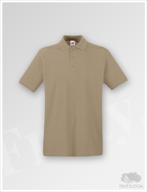 Fruit Polo Męskie Premium 180 g/m2 khaki S