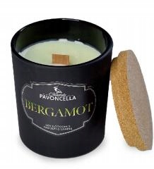 ŚWIECZKA SOJOWA BERGAMOT CZARNA 135G