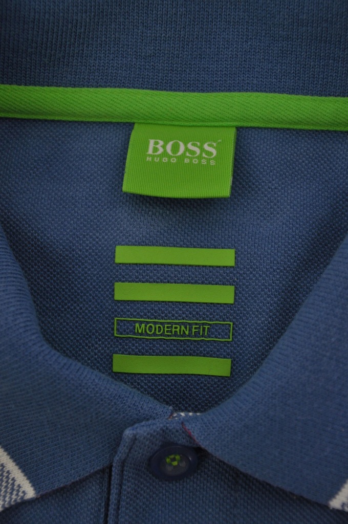 HUGO BOSS bluzka koszulka polo niebieska XL