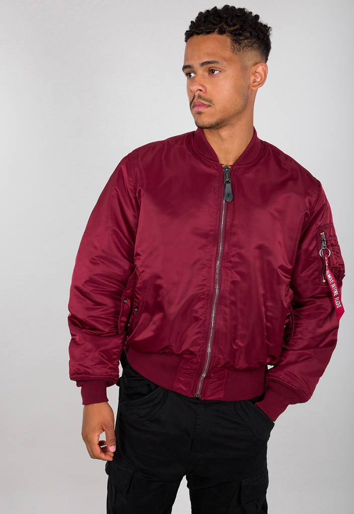 Kurtka Alpha Industries bomber MA-1 XXXL Burgundy