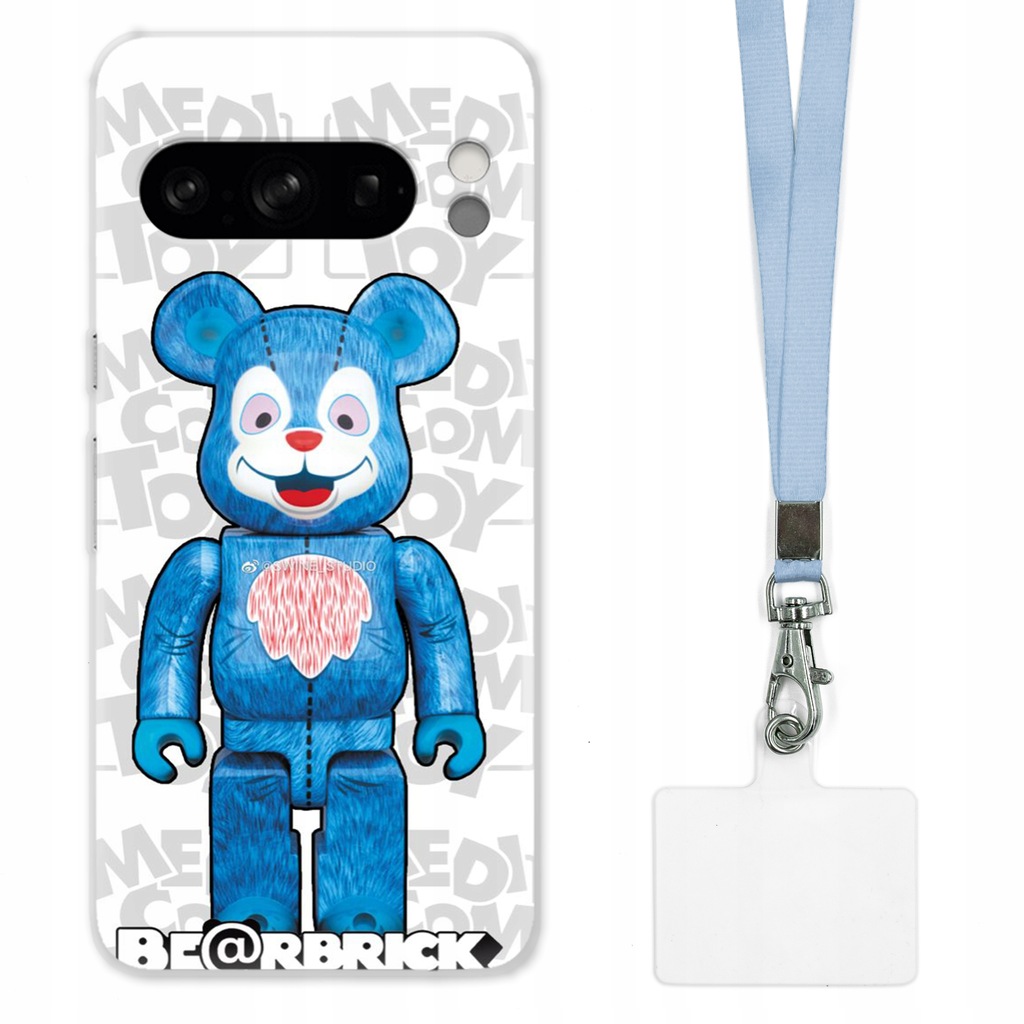ETUI DO GOOGLE PIXEL 8 PRO CASE + SMYCZ SZARA KAWS DLA NASTOLATKÓW WZ