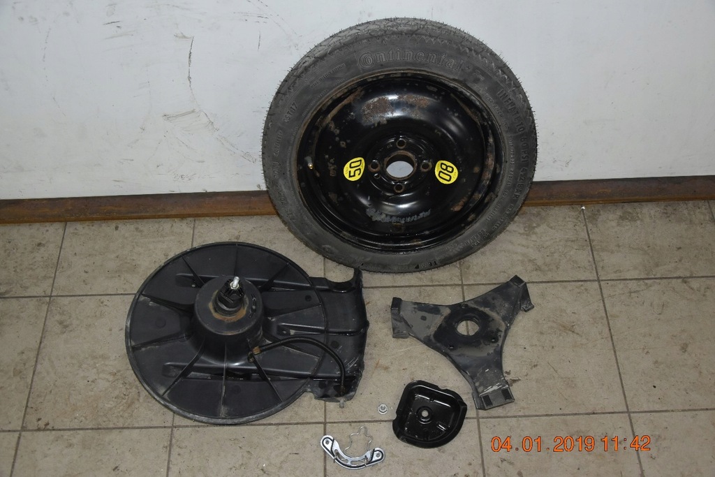 MINI COOPER R56 KOŁO ZAPASOWE DOJAZDOWE ZESTAW