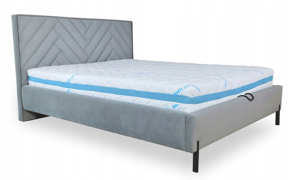 ŁÓŻKO TAPICEROWANE PODWÓJNE NASHVILLE 160x200