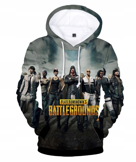 BLUZA 3D GRA POSTACIE BATTLEGROUNDS FULLPRINT