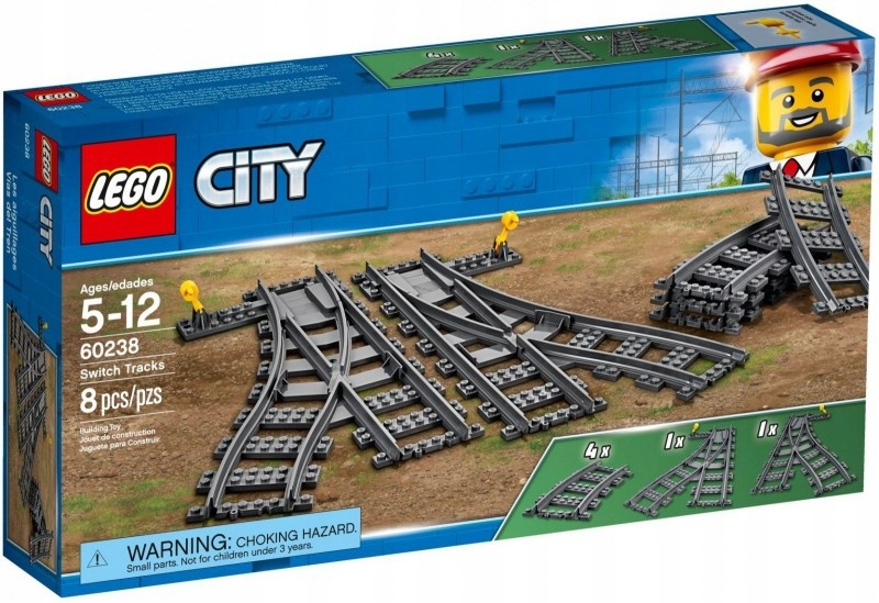 Klocki Lego City Zwrotnice