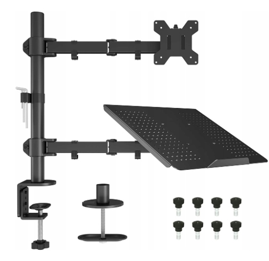 UCHWYT MONITORA LAPTOP 2W1 MDM001B-LT MN-V02