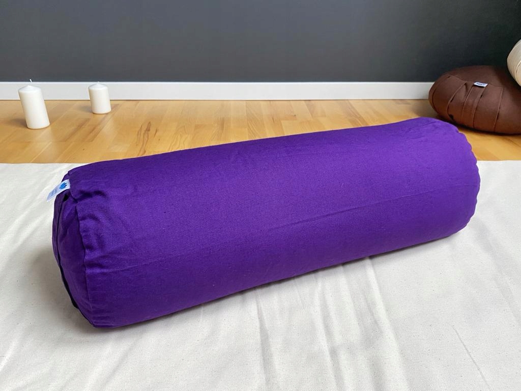 Wałek bolster do JOGI 60x20cm z pokrowcem FIOLET 11201843988