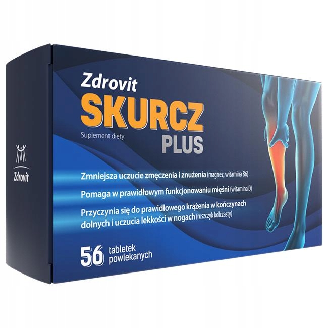 Zdrovit Skurcz Plus magnez + B6 56 tabletek