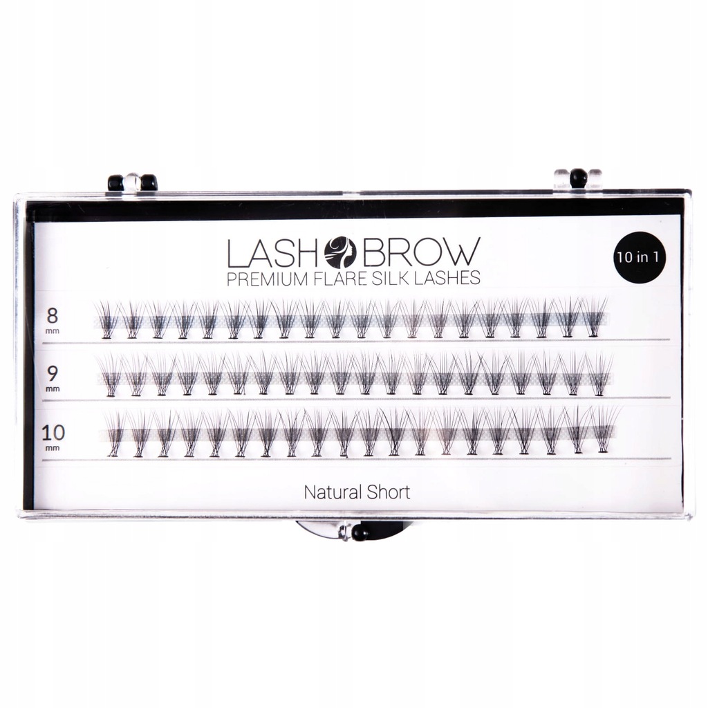 Lash Brow Rzęsy Kępki Premium Flare Natural Short