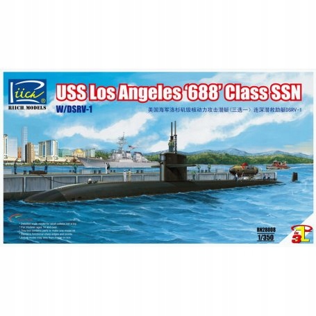 Riich RN28008 Los Angeles 688 Ssn W/Dsrv-1