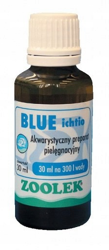 Zoolek Blue Ichtio Błękit Na Glony 30Ml