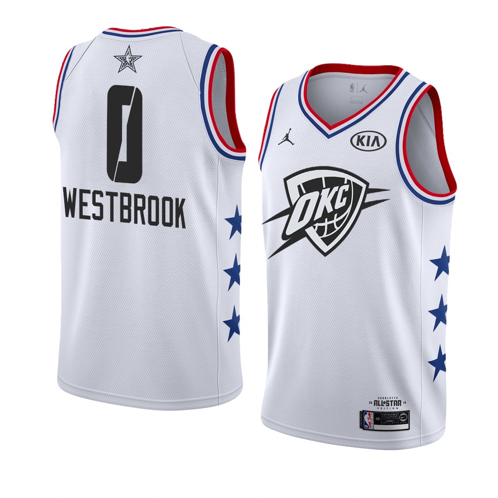NBA Koszykówka Koszulkas # 0 Russell Jordan-XXL