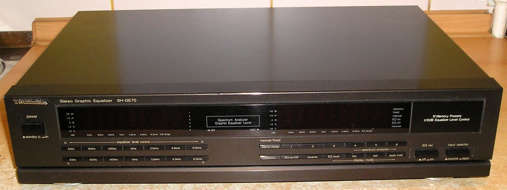 Korektor Graficzny Technics SH-GE70 stereo HI FI nr 1 BDB po przeglądzie