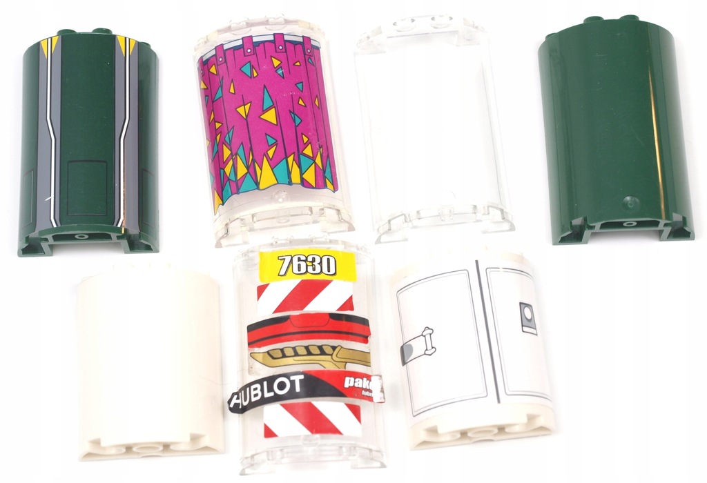 LEGO Element Klocki MIX Panel Ściana Cylinder B431