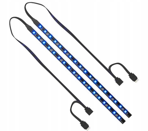 SilentiumPC Aurora Stripes RGB LED Strip 2 PACK