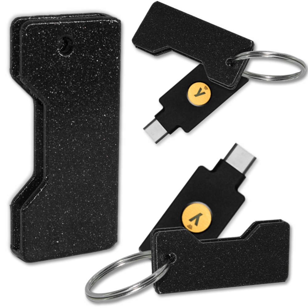 Printbtw Schutzhülle Für Yubikey 5C NFC - Kratzfester Case Mit Druckmechanismus | Made In Germany