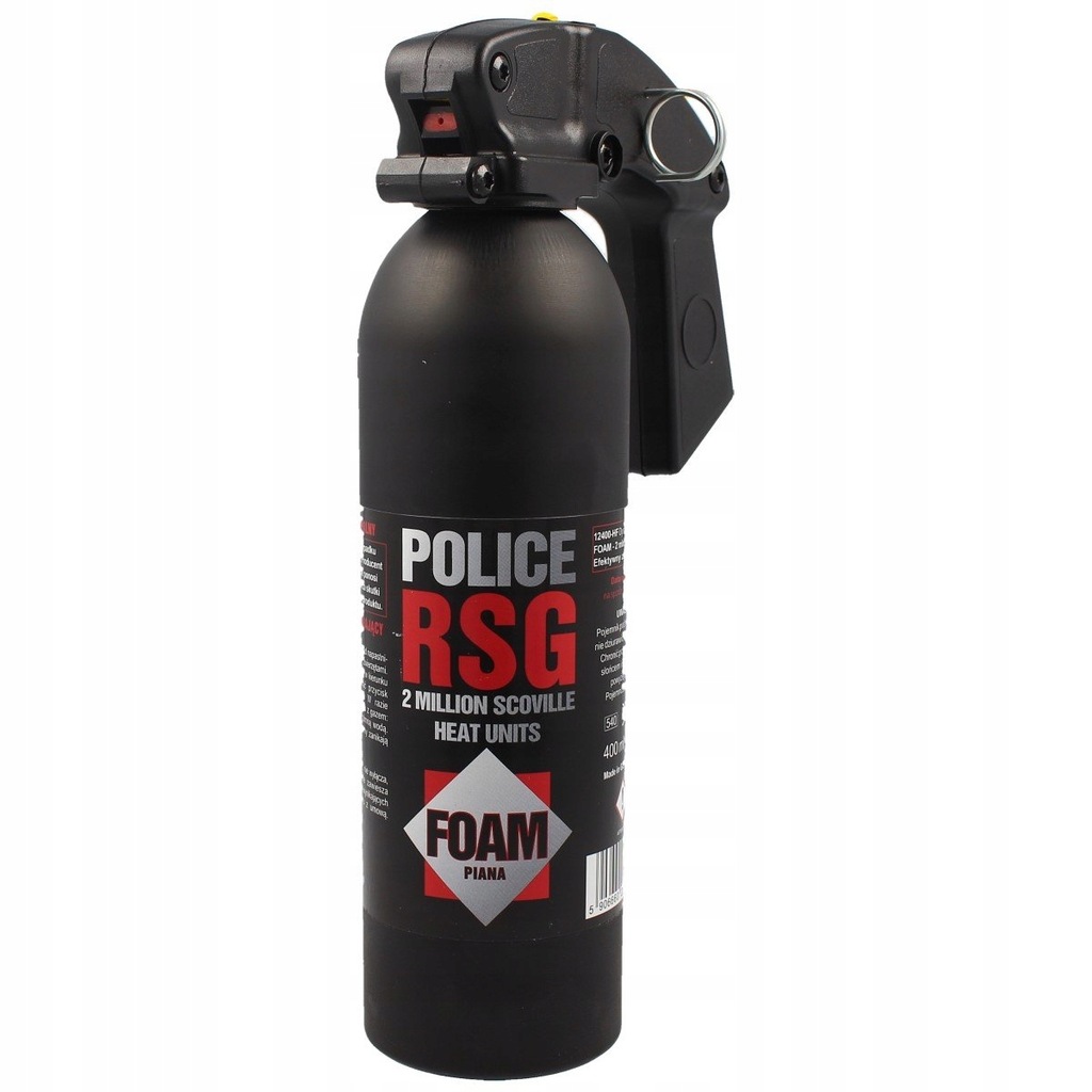 Gaz pieprzowy Sharg Police RSG Gel 400 ml Piana