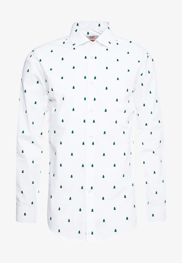 Koszula choinki print drzewka OppoSuits M Męska