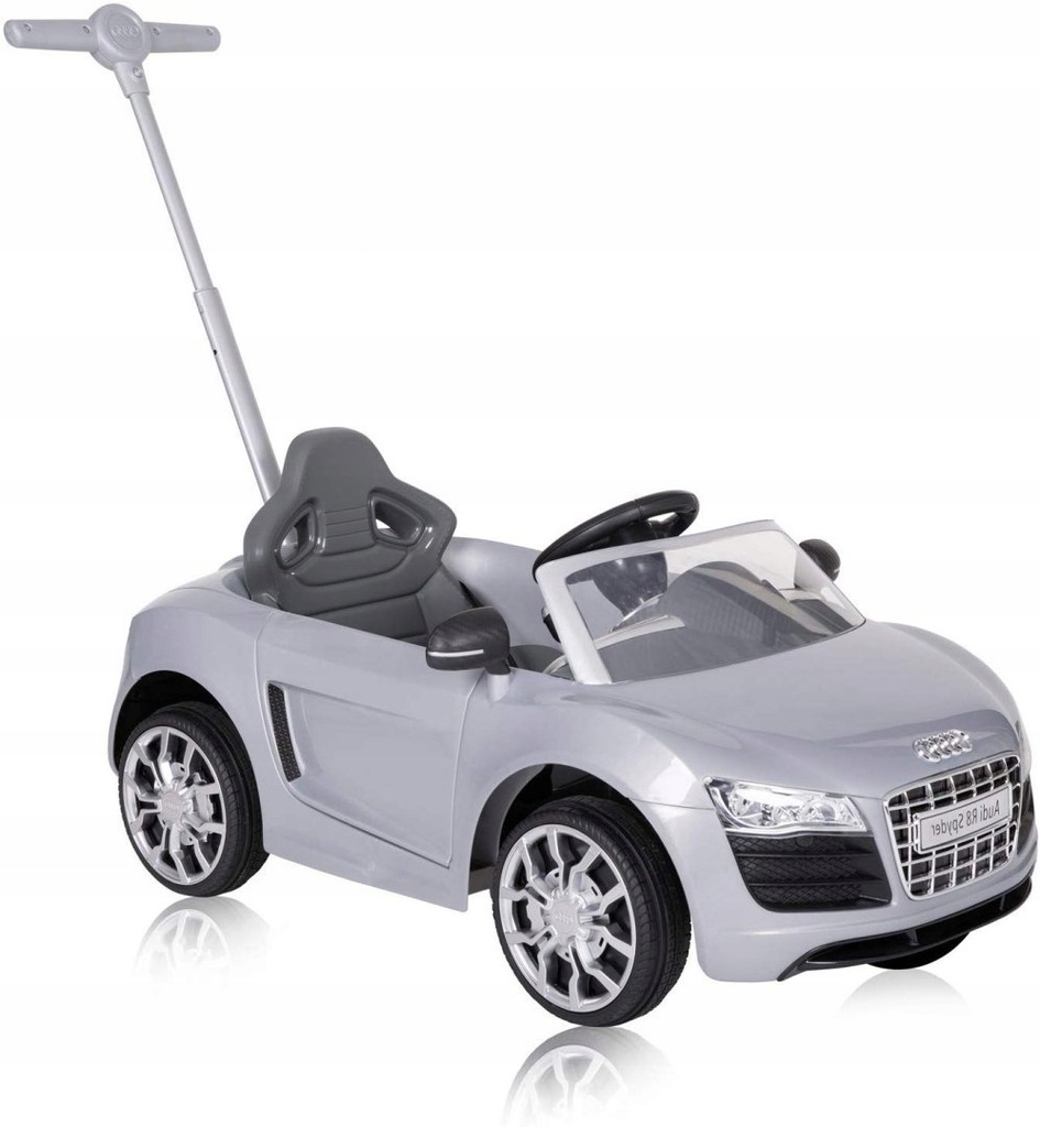 ROLLPLAY Jeździk Pchacz Audi A8 Spyder Srebrny