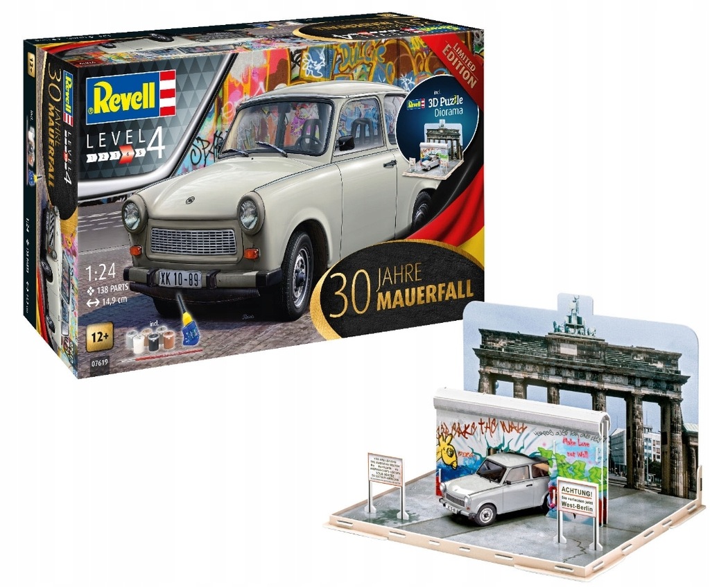 Model Do Sklejania Revell Trabant 30th Anniversary 8928562248 Oficjalne Archiwum Allegro