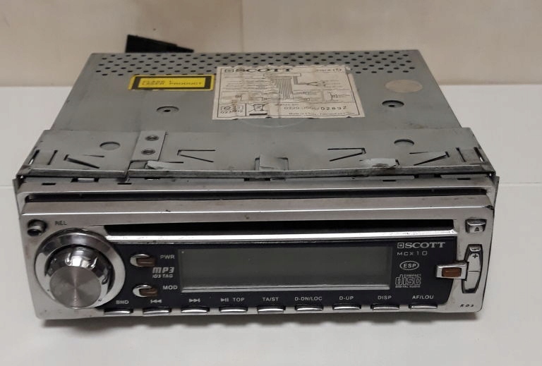 RADIO SAMOCHODOWE SCOTT MCX 10