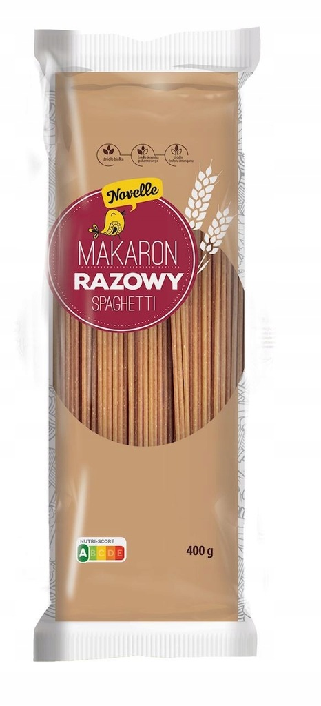 MAKARON (SEMOLINOWY RAZOWY) SPAGHETTI 400 g - NOVE