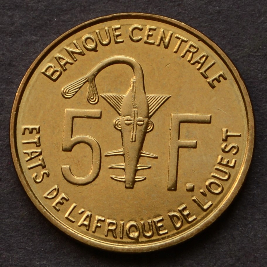 Afryka Zachodnia - 5 franków 2014