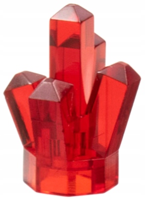 LEGO Kryształ Klejnot Trans-Red 52