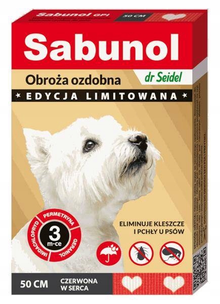 SABUNOL obroża przeciw kleszczom dla psów 50cm